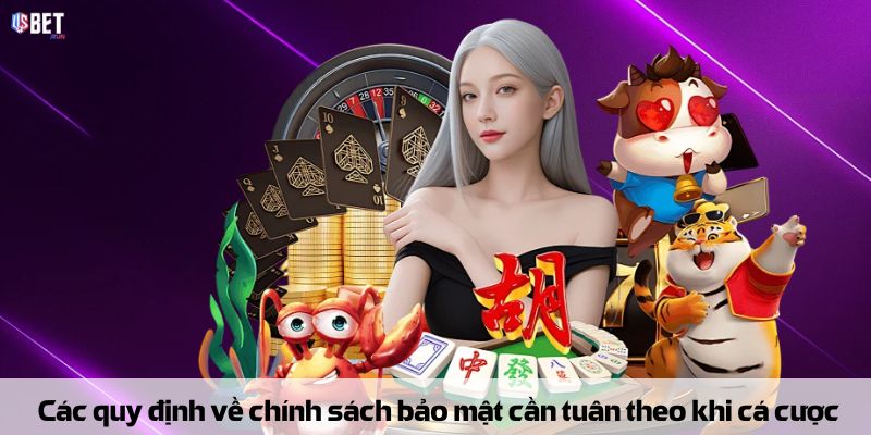 Các quy định về chính sách bảo mật cần tuân theo khi cá cược